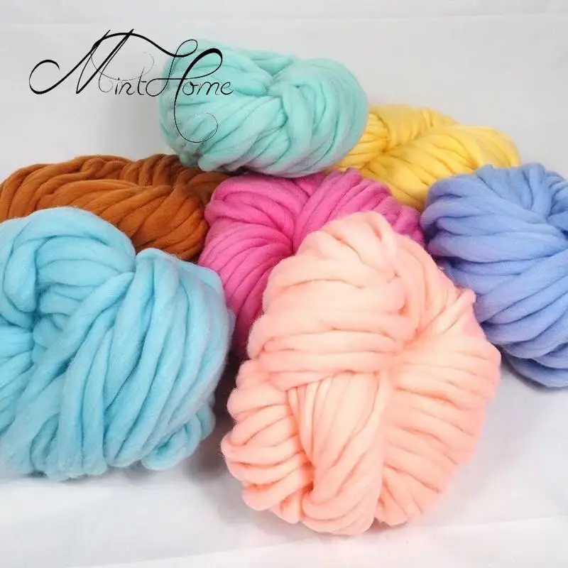 Woven Scarf Blanket - Minthome 0.2s yün taklit yün kalın