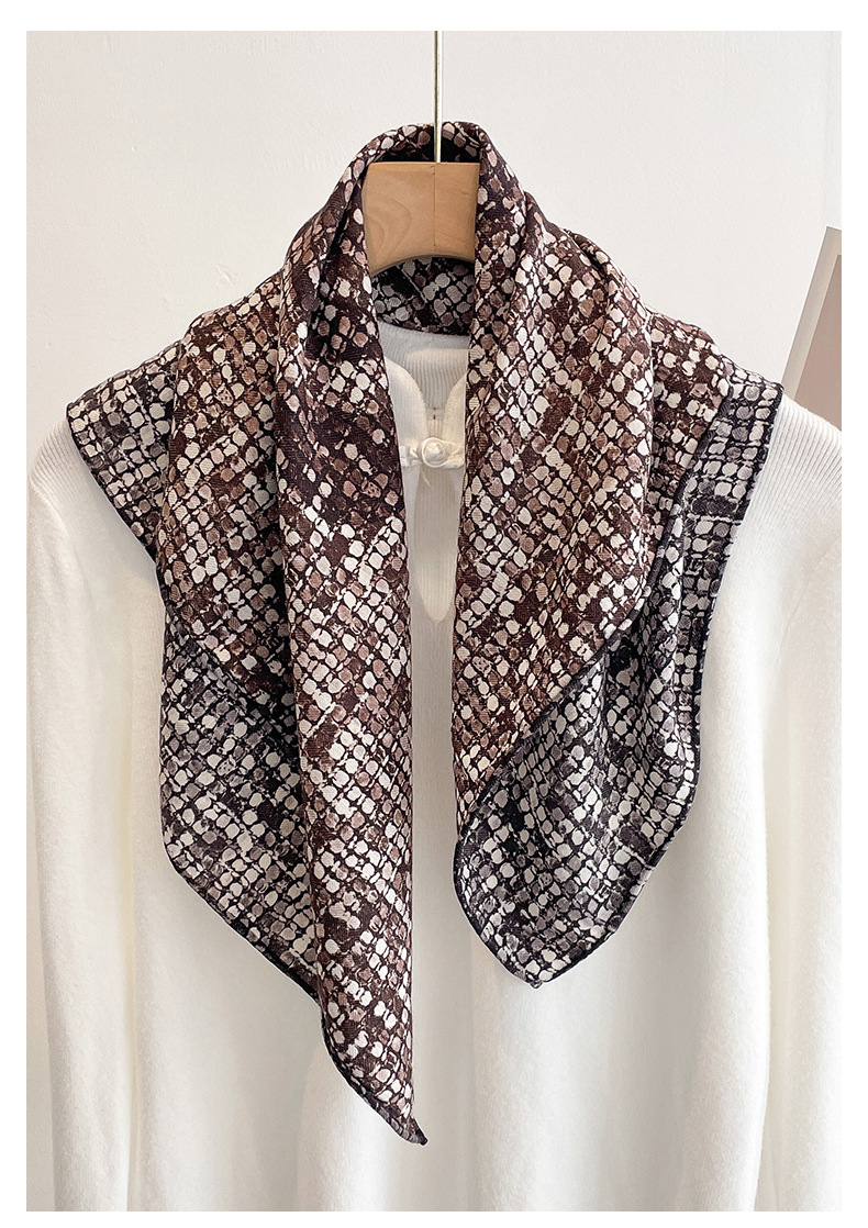 Face Scarf Mask - 70% Yün 30% Ipek Eşarplar Kadınlar