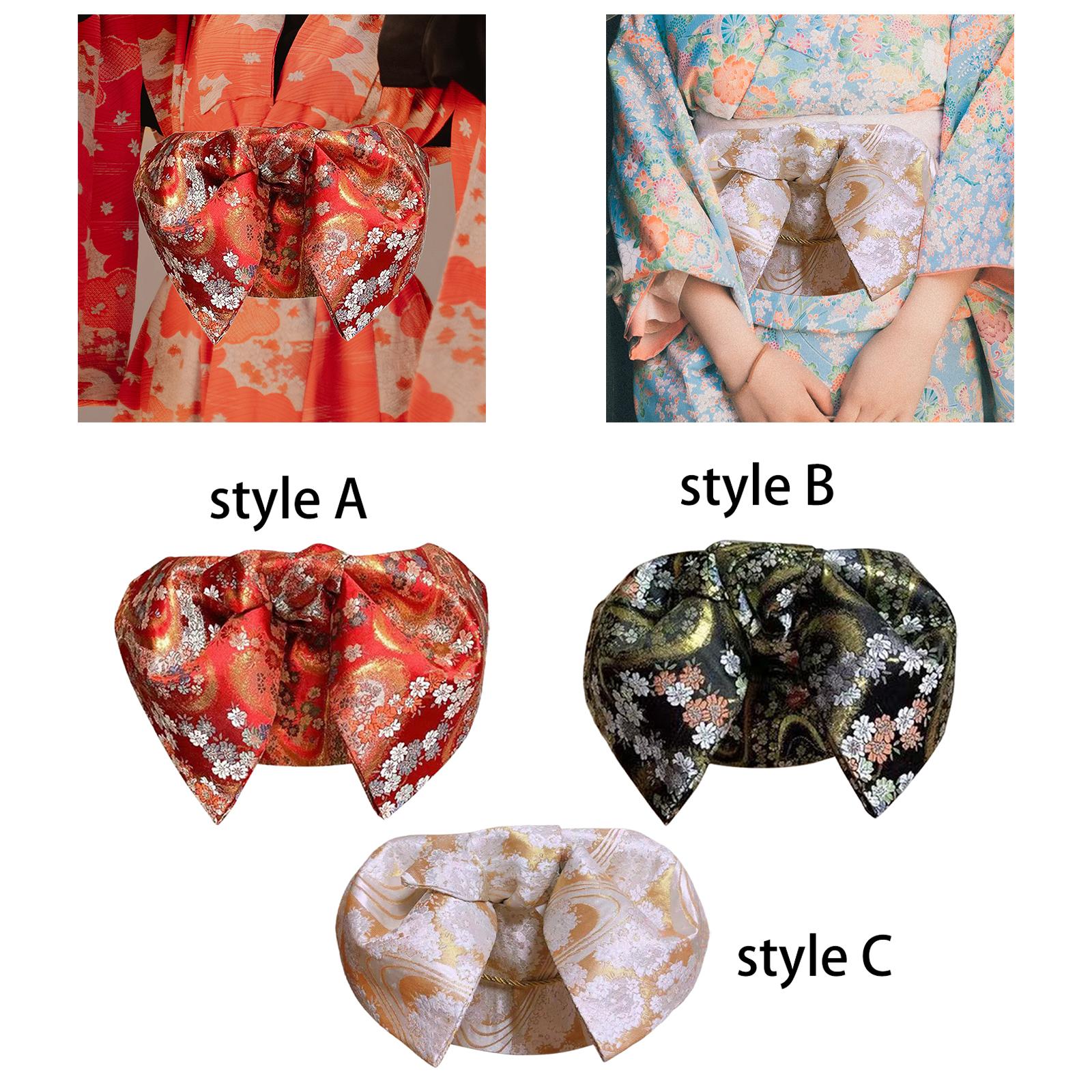Bow Tie Pre Tied - Geleneksel Japon Obi Kemerleri, Kadınlar İçin